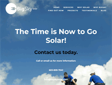 Tablet Screenshot of bigskysolar.com